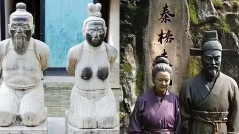 秦桧后人拆跪像